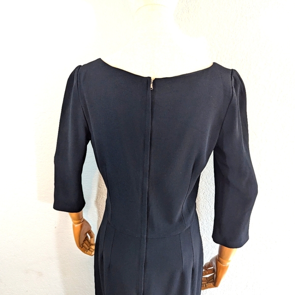 Dolce & Gabbana Plain Black Long Sleeve Dress / 48 - Large - Picture 7 of 10